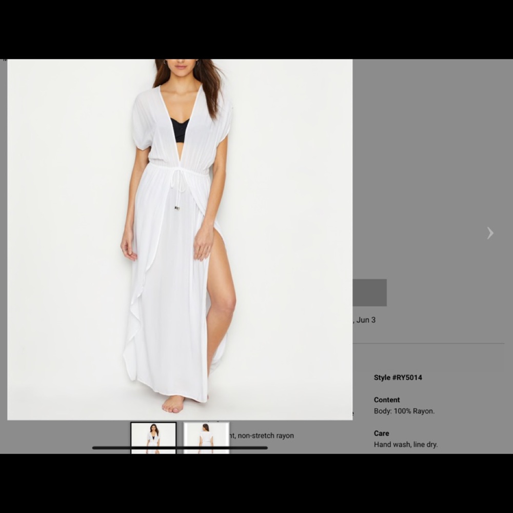Elan swimsuit maxi dress cover-up